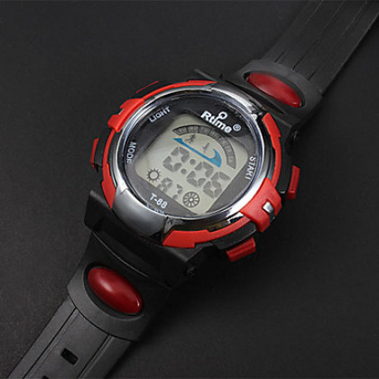 мужской цифровой многофункциональный резинкой спортивный наручные часы (разные цвета)