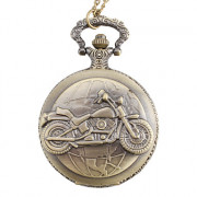 мужской велосипед сплава аналогового карман кварцевые часы (бронза)