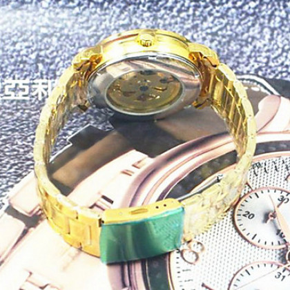 Новые мужские часы механические Череп каркасный автоматический Часы наручные Спорт Xmas подарков