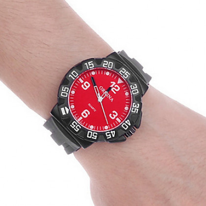 ORKINA W004 Модные мужские кварцевые наручные часы Резина (разных цветов) 2