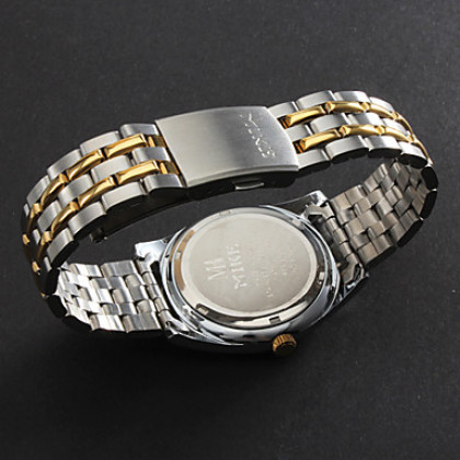 Пара наручные часы Multi-Color Стальной браслет Кварцевый пары (разных цветов)