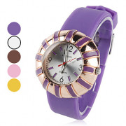пластиковые аналоговых женщин кварцевые наручные часы (ассорти)