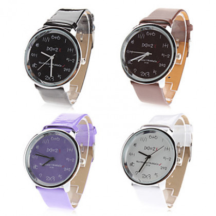 Пу женщин аналоговые кварцевые наручные часы (ассорти)