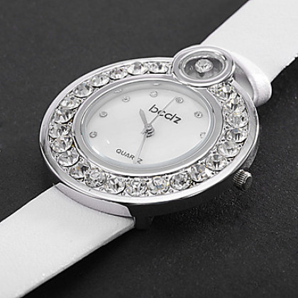 PU женщин Аналоговые кварцевые наручные часы браслет (разных цветов)