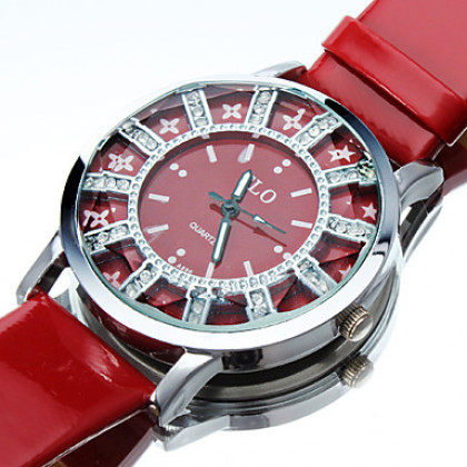 PU Женские аналоговые кварцевые наручные часы (разных цветов)