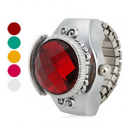 рубин женщин стиль дизайна сплава аналоговый кольцо кварцевые часы (разных цветов)