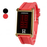 Силиконовые Мужская светодиодные цифровые наручные часы (разных цветов)