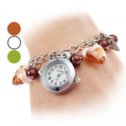Сплав Женские Пластиковые аналоговые кварцевые часы браслет (разных цветов)