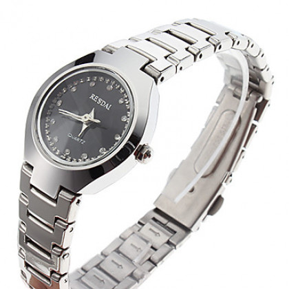Сталь Женские аналоговые кварцевые наручные часы (серебро)