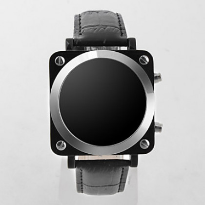 Светодиодные цифровые часы унисекс (черные)