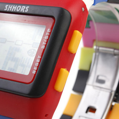 Цифровые наручные часы унисекс в стиле Лего со светодиодной подсветкой