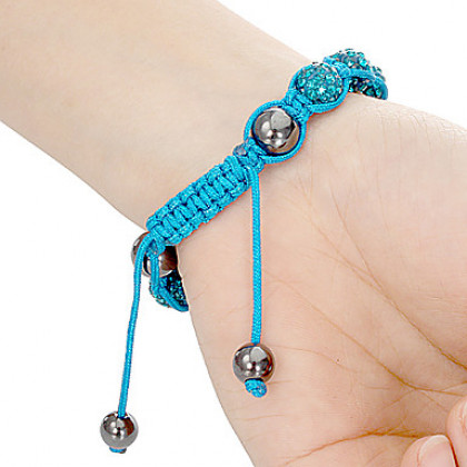 Цветочный образный Женские дела Синий Ткань группа Часы-браслет