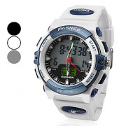унисекс многофункциональных цифро-аналоговых резинкой спортивный наручные часы (разных цветов)