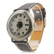 унисекс ПУ аналоговые кварцевые наручные часы (серый)