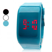 унисекс сенсорный экран светодиодный резиновые цифровые наручные часы (разных цветов)