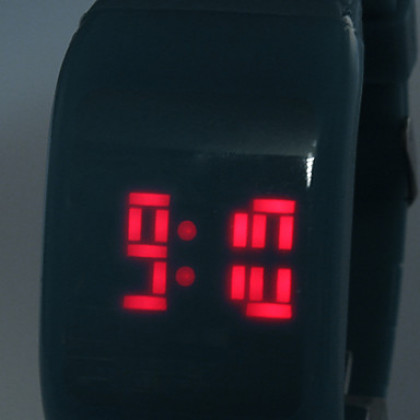 унисекс сенсорный экран светодиодный резиновые цифровые наручные часы (разных цветов)