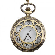 унисекс сплава аналоговые кварцевые карманные часы (бронза)