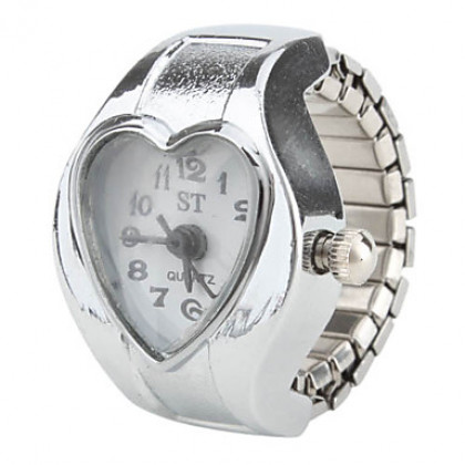 женщины сердце - образный стиль сплава аналоговые кварцевые часы кольцо (разных цветов)