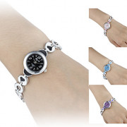 женщины сплава аналоговые кварцевые часы браслет (разных цветов)