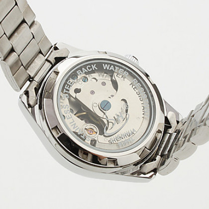 женщины сплава аналогового механические наручные часы (серебро)