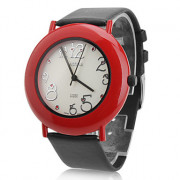 женская кожаная аналоговые кварцевые наручные часы gz1159 (черный)