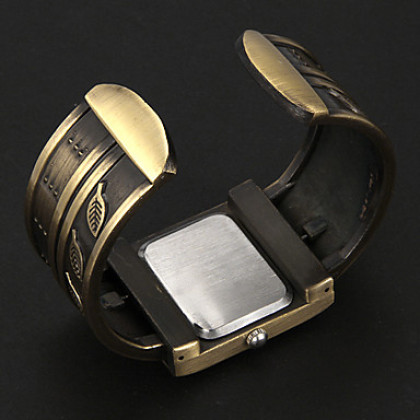 Женская лист шаблон Rectangle набора сплава группы кварцевые аналоговые часы браслет (разных цветов)