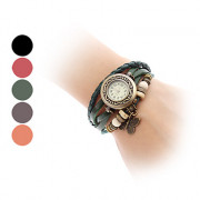 Женские аналоговые кварцевые часы-браслет в стиле &quot;бабочка&quot; с ремешком из кожзама (разные цвета)