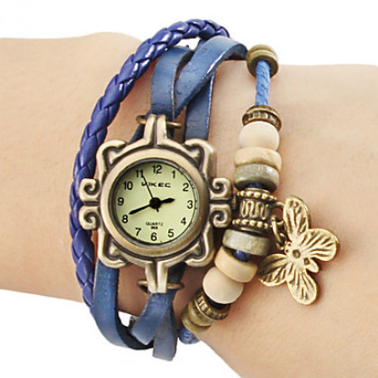 Женские аналоговые кварцевые наручные часы-браслет (разные цвета)