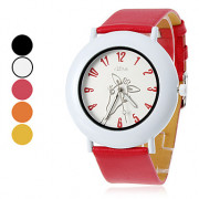 Женские и жирафа девушки шаблон PU Аналоговые кварцевые наручные часы (разных цветов)
