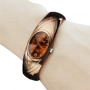 Женские модные аналоговые кварцевые наручные часы-браслет (&quot;под бронзу&quot;)