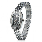 Женские сплава аналоговые кварцевые часы браслет (серебро)