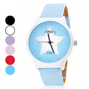 Звезда Женский стиль PU Аналоговый кварцевые наручные часы (разных цветов)