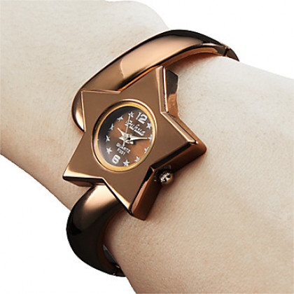 Звезда женского Стиль металла Аналоговые Кварцевые часы Браслет (бронза)