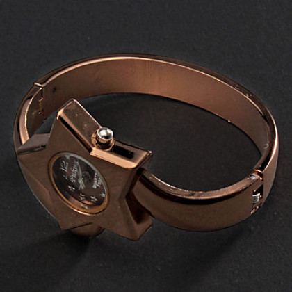 Звезда женского Стиль металла Аналоговые Кварцевые часы Браслет (бронза)