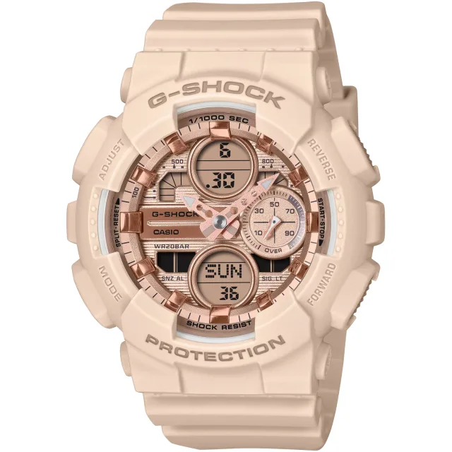Японские наручные мужские часы Casio GMA-S140PG-4A. Коллекция G-Shock