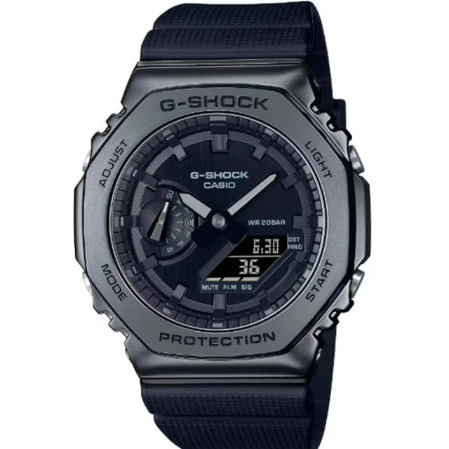 Японские наручные мужские часы Casio GM-2100BB-1A. Коллекция G-Shock