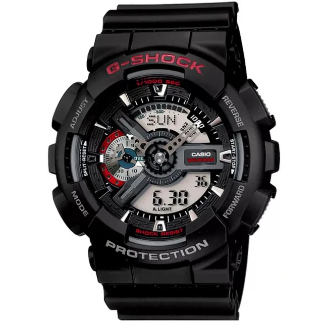Японские наручные мужские часы Casio GA-110-1A. Коллекция G-Shock
