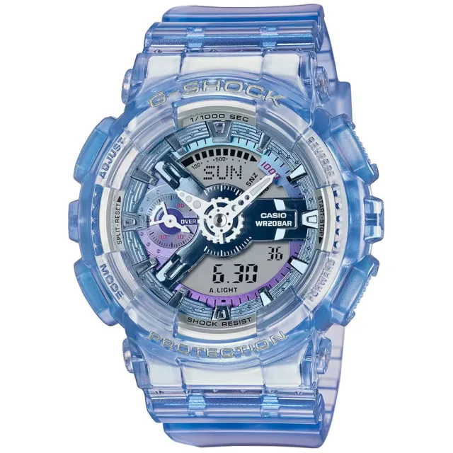 Японские наручные мужские часы Casio GMA-S110VW-6A. Коллекция G-Shock