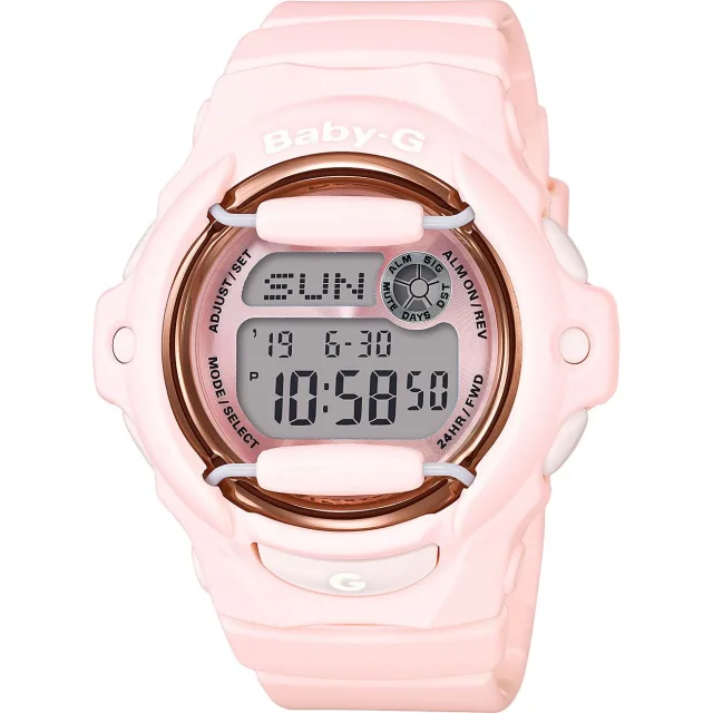 Японские наручные женские часы Casio BG-169G-4B. Коллекция Baby-G