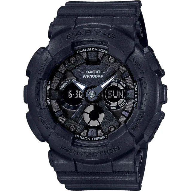 Японские наручные женские часы Casio BA-130-1AER. Коллекция Baby-G