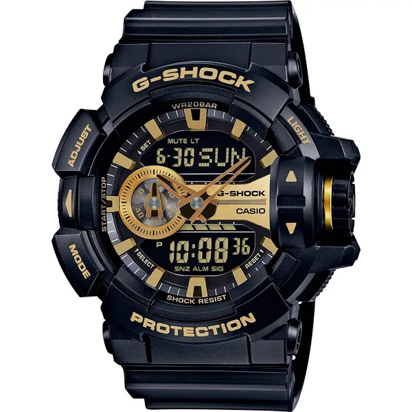 Японские наручные мужские часы Casio GA-400GB-1A9. Коллекция G-Shock