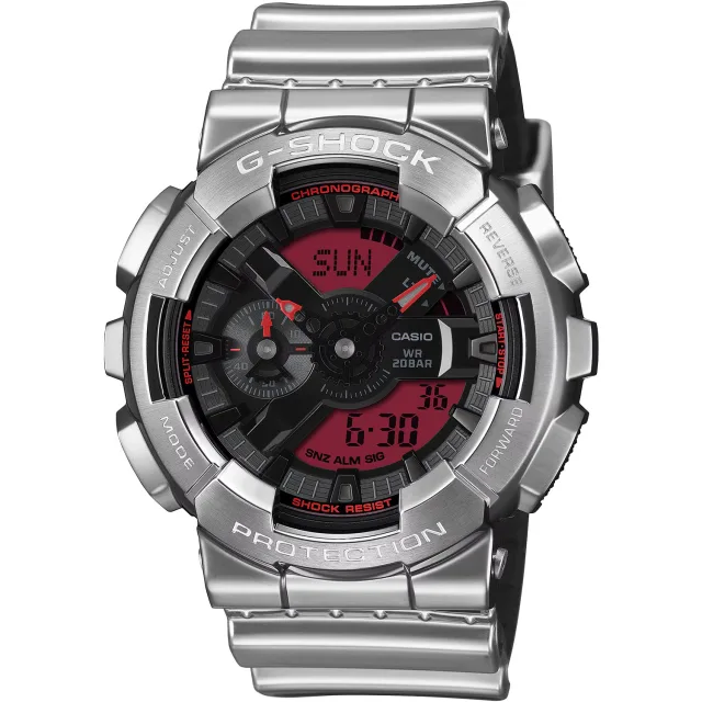 Японские наручные мужские часы Casio GM-110YRA-8A. Коллекция G-Shock