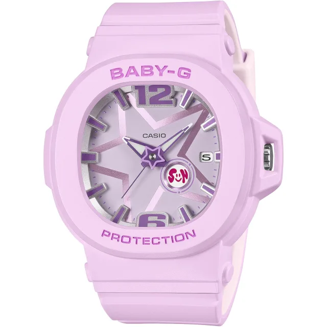 Японские наручные женские часы Casio BGA-10D-6A. Коллекция Baby-G