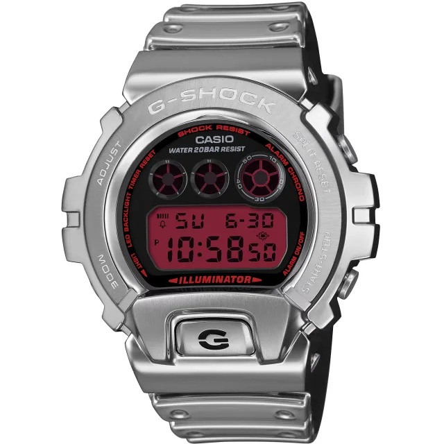 Японские наручные мужские часы Casio GM-6900YRA-8. Коллекция G-Shock