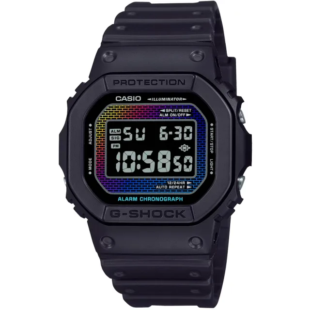 Японские наручные мужские часы Casio DW-5600RW-1. Коллекция G-Shock