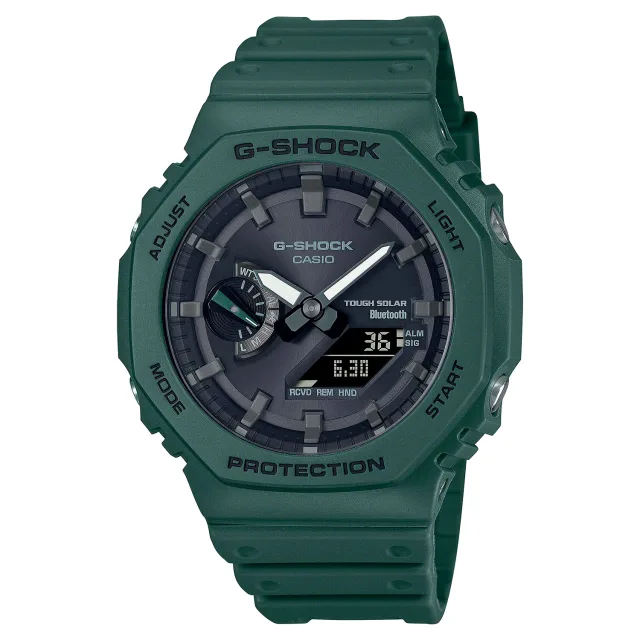 Японские наручные мужские часы Casio GA-B2100-3A. Коллекция G-Shock