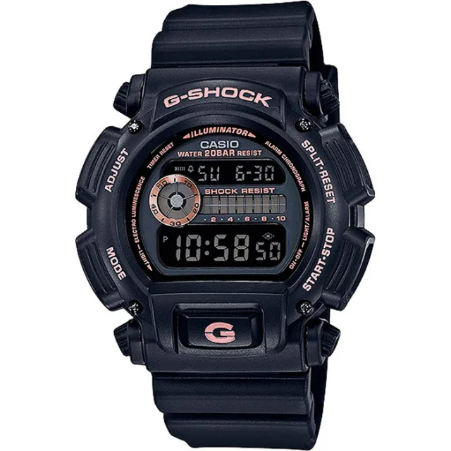 Японские наручные мужские часы Casio DW-9052GBX-1A4. Коллекция G-Shock