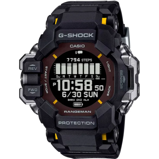 Японские наручные мужские часы Casio GPR-H1000-1. Коллекция G-Shock