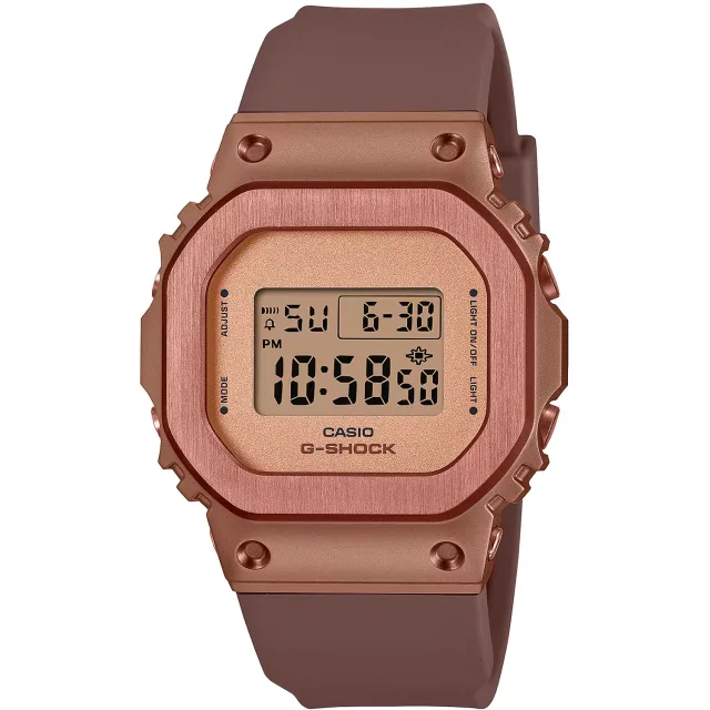 Японские наручные женские часы Casio GM-S5600UBR-5. Коллекция G-Shock