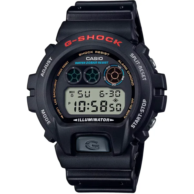 Японские наручные мужские часы Casio DW-6900U-1. Коллекция G-Shock